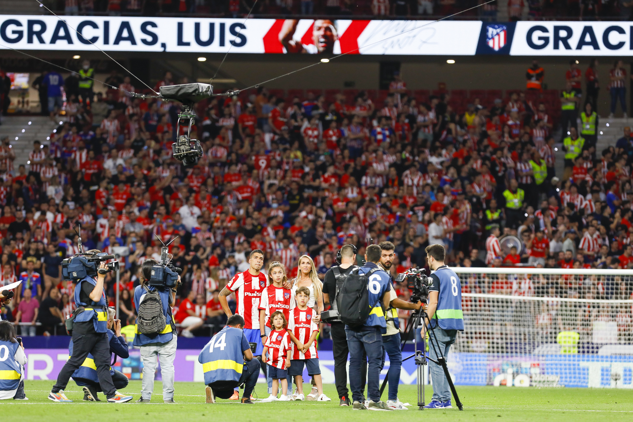 Luis Surez se despide del Atltico de Madrid.