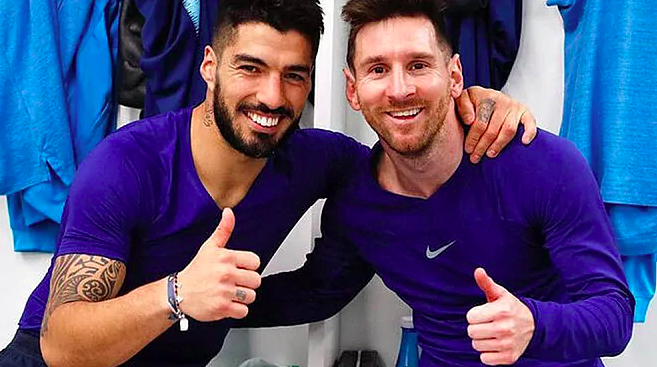 Suarez and Messi