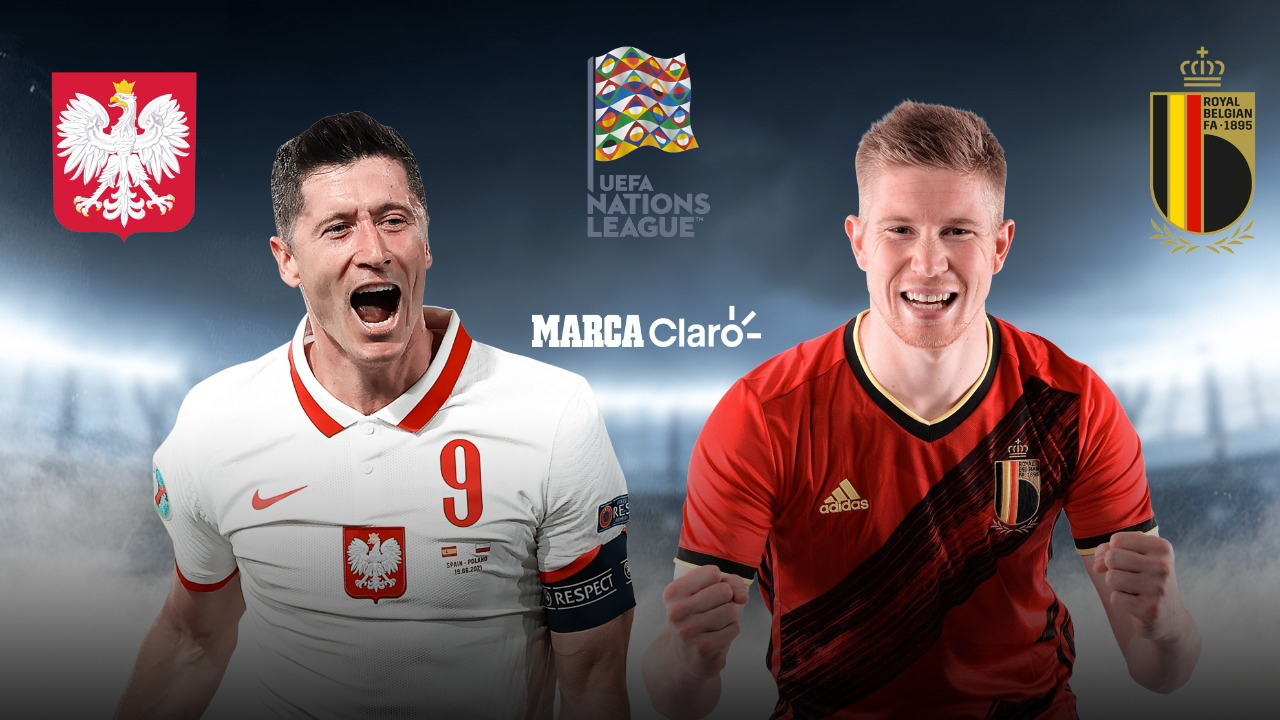Polonia vs Bélgica, en vivo juego de la jornada 4 de la UEFA Nations League