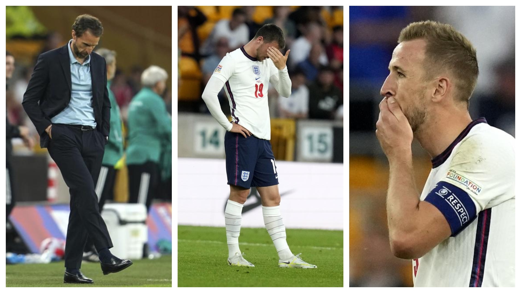 England suffered a humiliation against Hungary