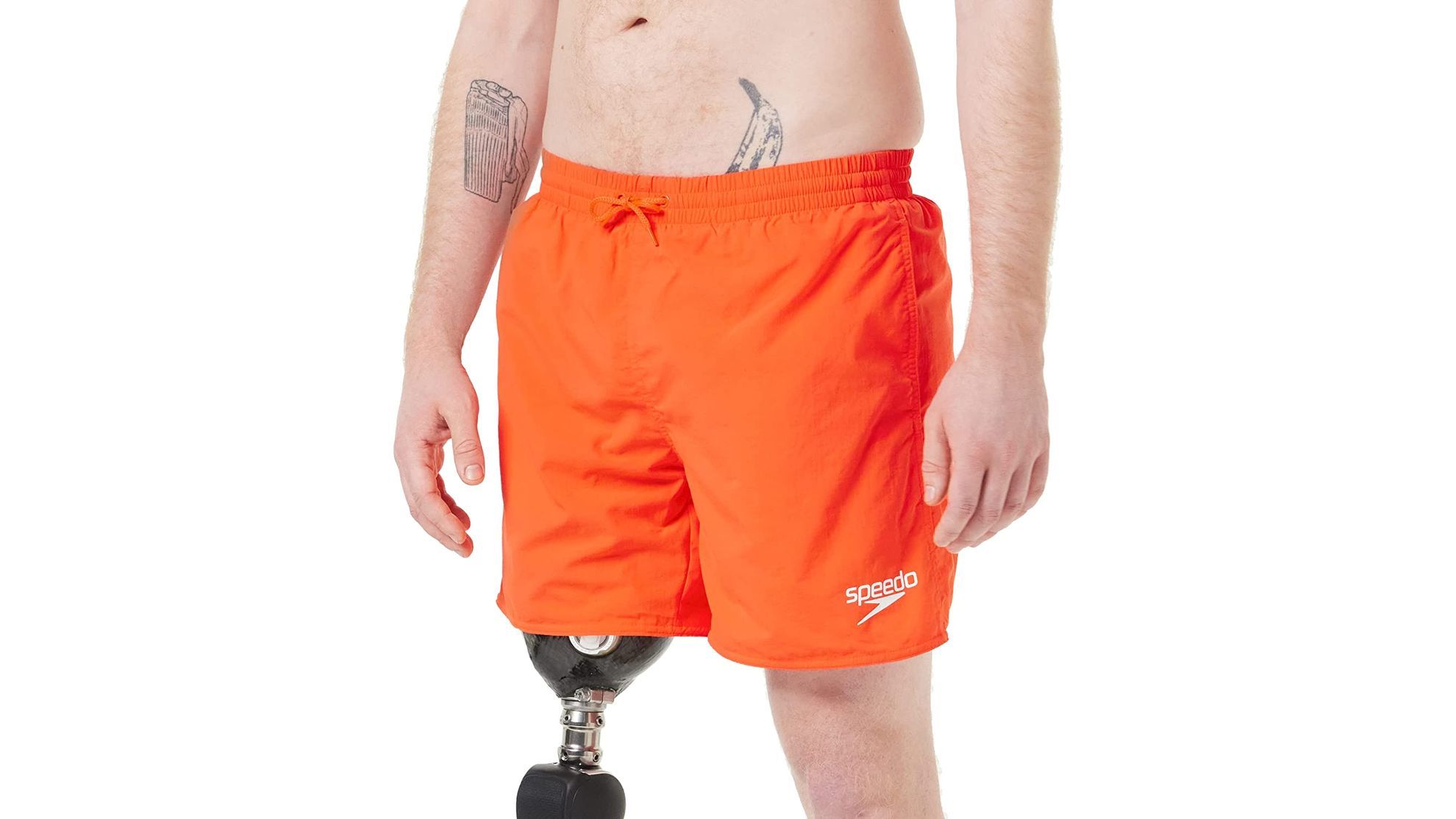 Bañador corto Essentials Endurance+ de 7 cm para hombre, naranja