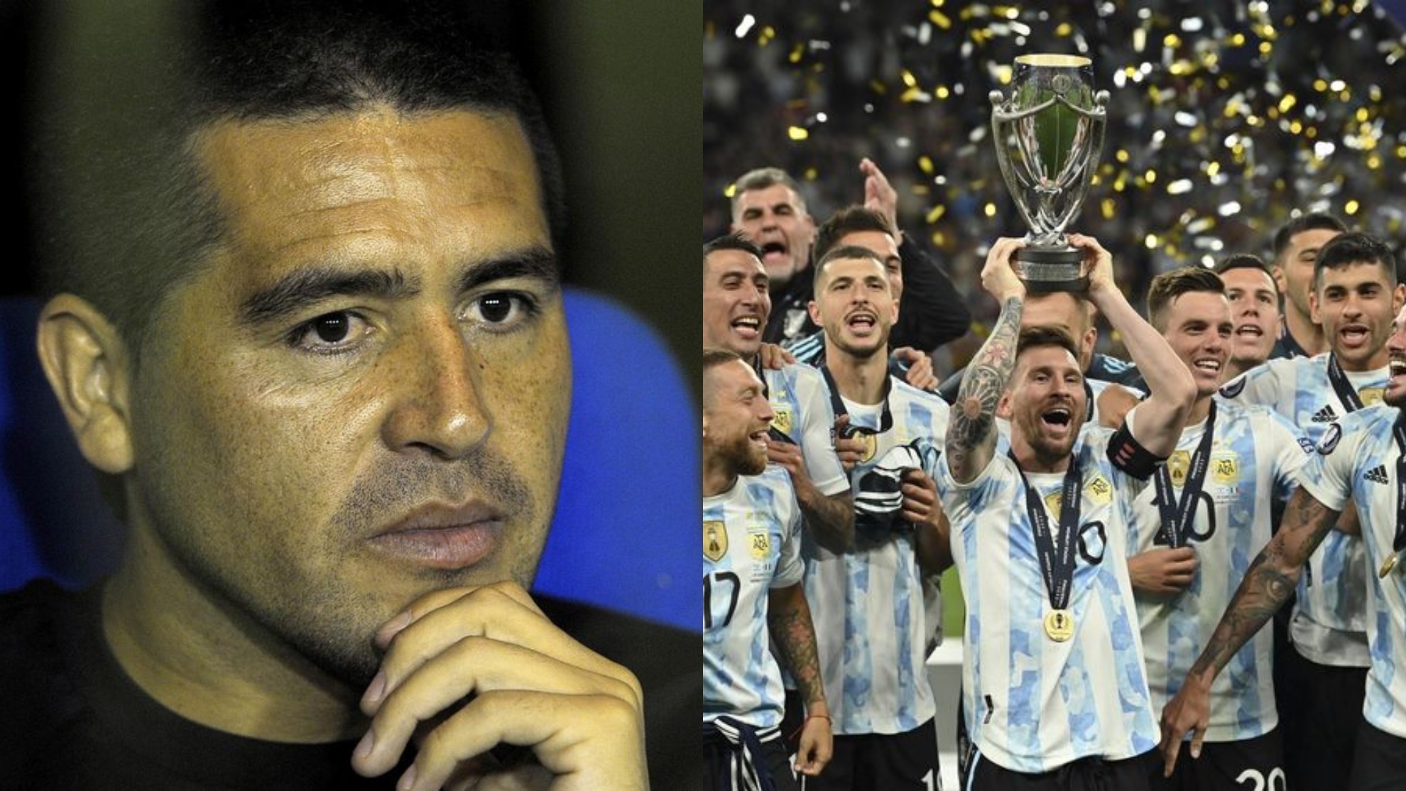 Riquelme: "Argentina juega como un equipo, no como una Selección"