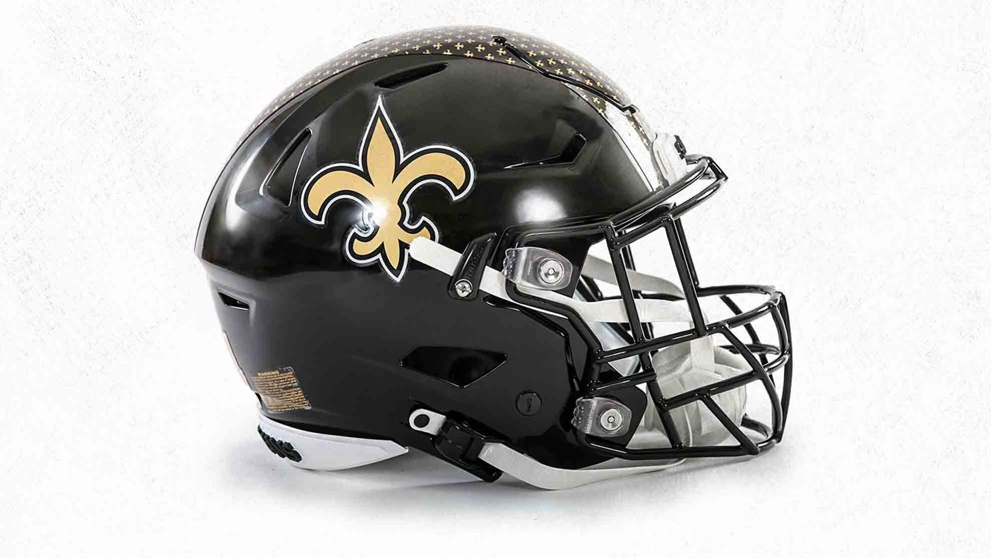 New Saints' helmet