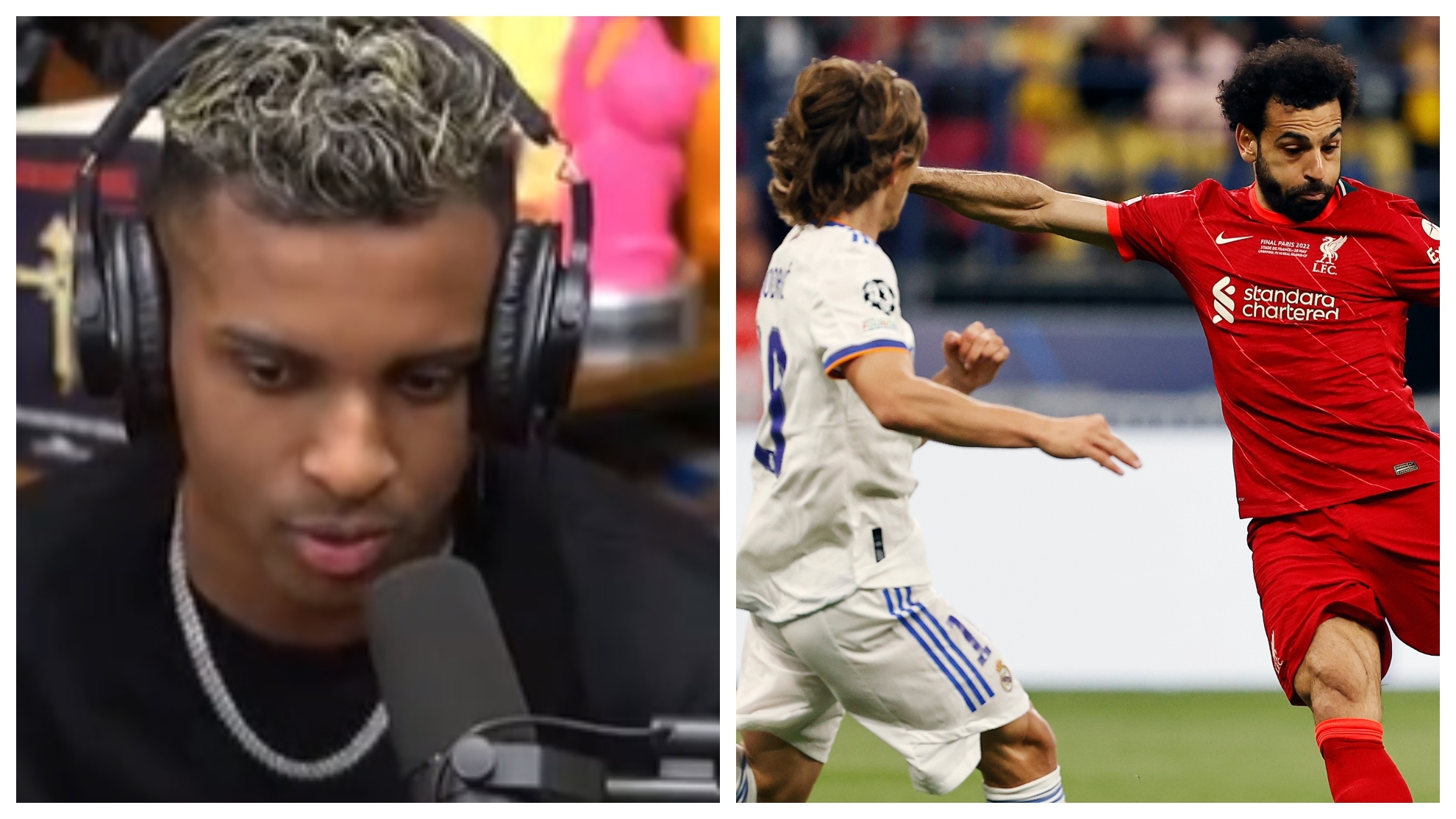 Rodrygo reveals what Modric said to Salah after the Champions League final