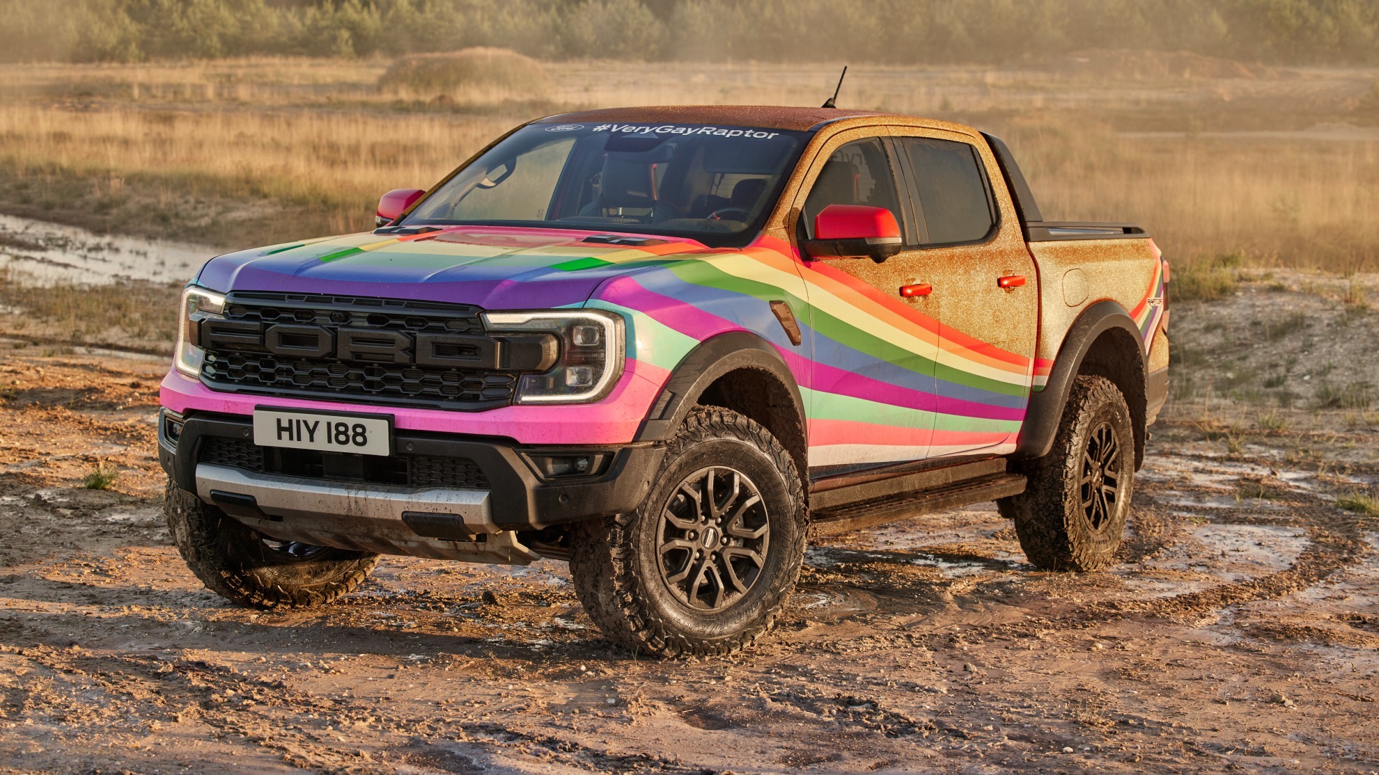 Very Gay Raptor - Ford Ranger - LGTBI - orgullo gay - pick up - 4x4