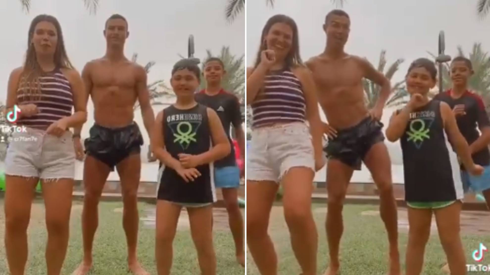 Cristiano Ronaldo y el baile del verano: "Desenrolla, golpea y juega"