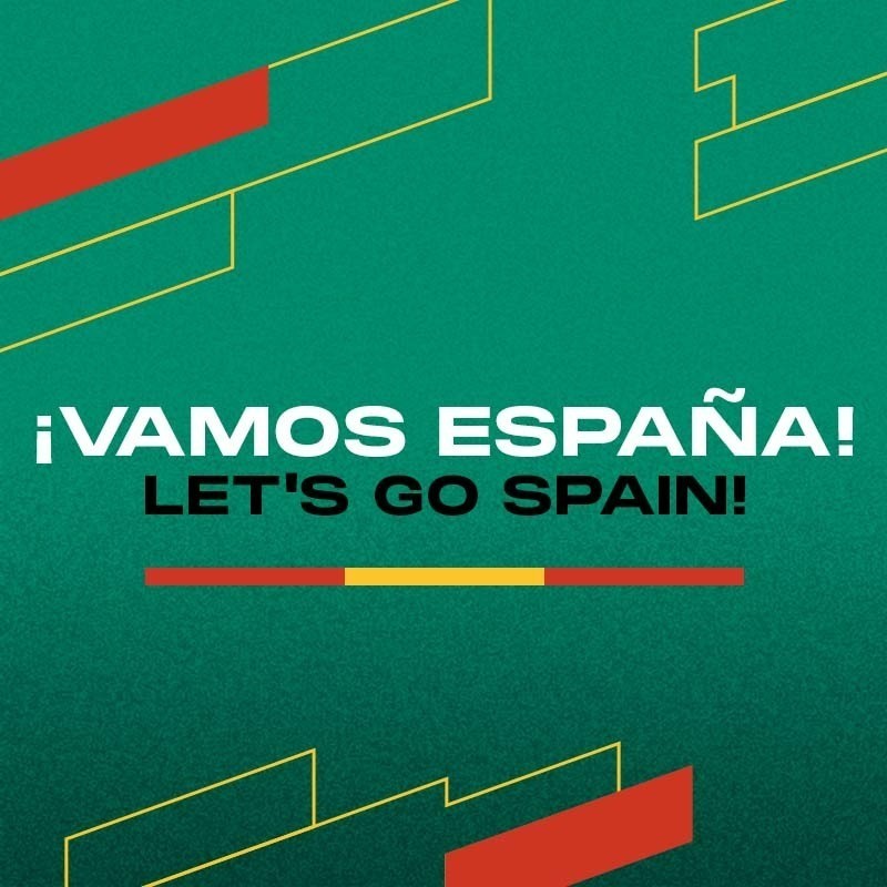Choose the message that will decorate the Spanish locker room at the Davis Cup