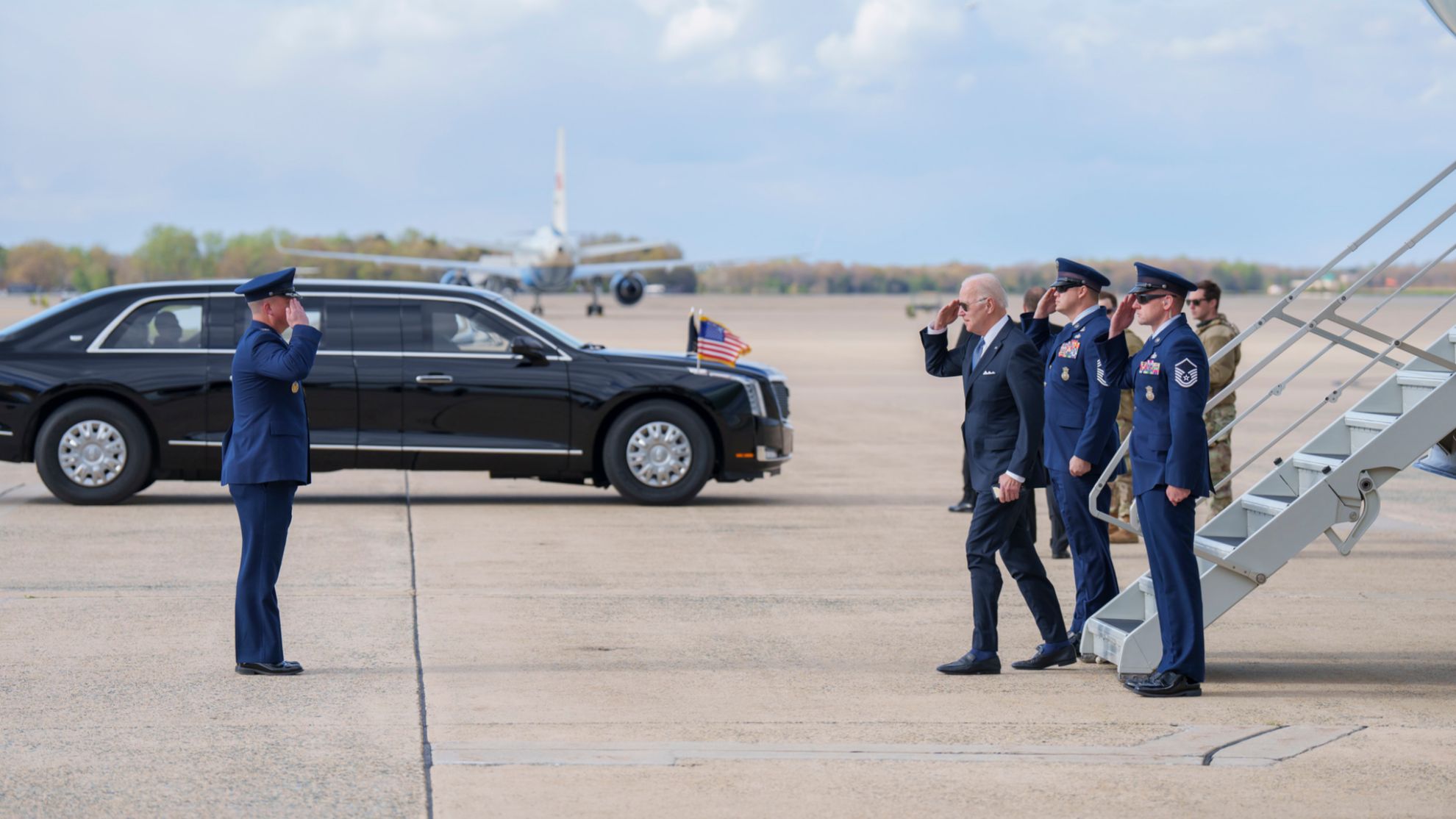 La Bestia - Biden - Cumbre de la OTAN - Madrid - Cadillac - limusina