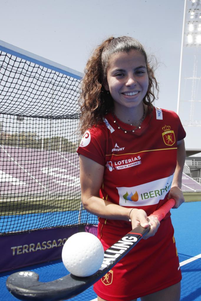 Laura Barrios posa para MARCA en el Media Day de la Selección Española.