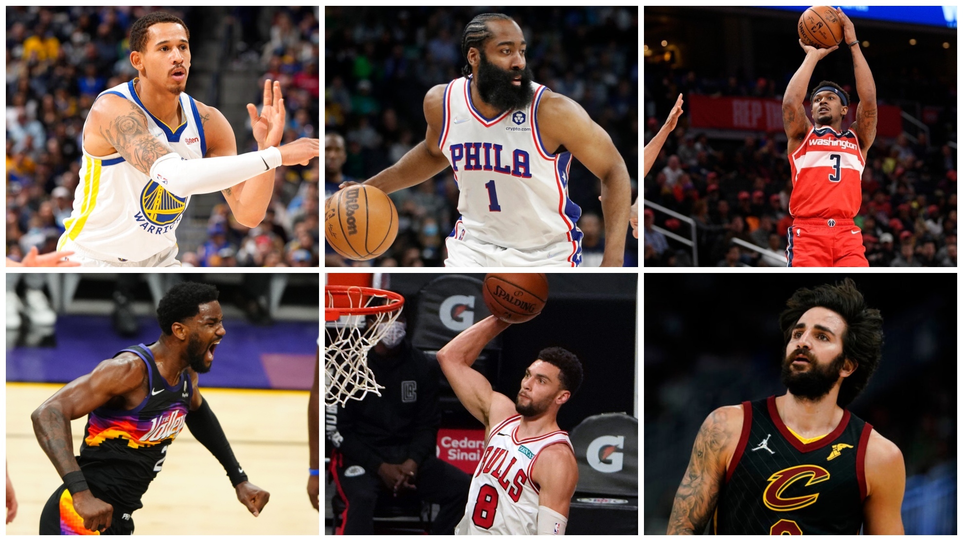 James Harden, Deandre Ayton, Bradley Beal, Zach LaVine, Ricky Rubio y los mejores agentes libres para 2022 en la NBA.
