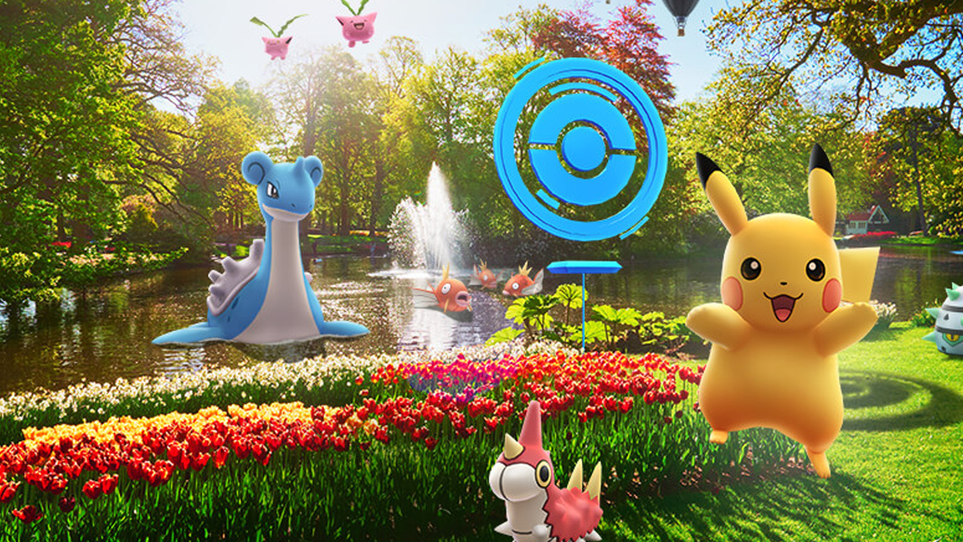 Imagen promocional de Pokémon Go.