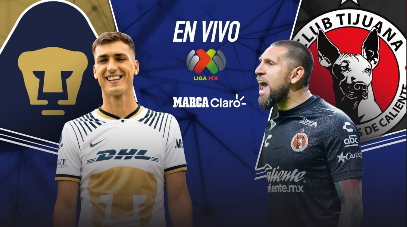 Pumas vs Tijuana, en vivo el partido de la jornada 1 del torneo Apertura 2022 de Liga MX