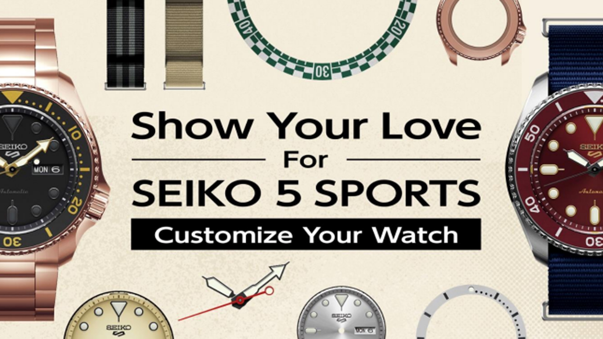 Seiko te ofrece la oportunidad de diseñar un modelo de su colección