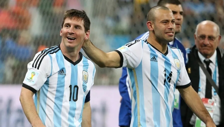 Messi y Mascherano, en el Mundial de Brasil 2014.