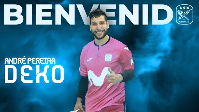 La imagen con la que Movistar Inter FS ha anunciado el fichaje de Deko.