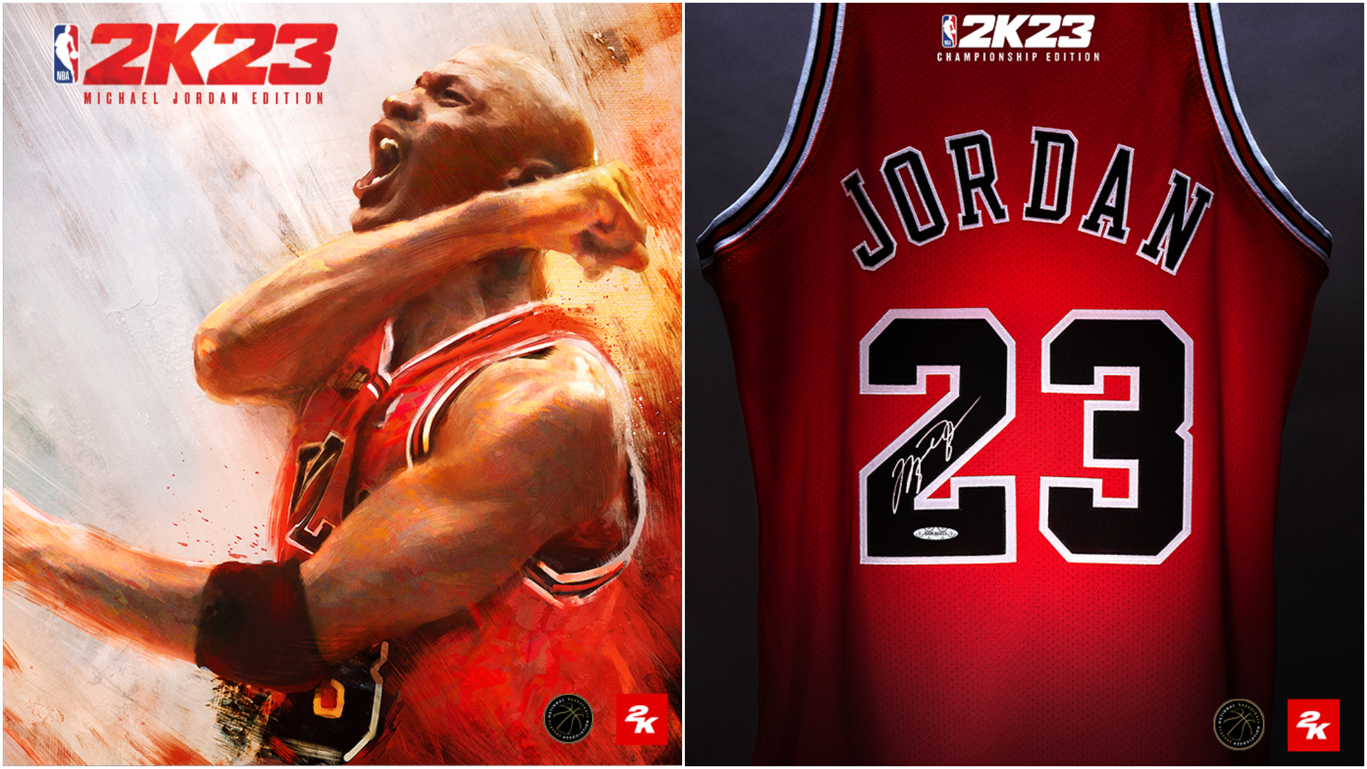 El año de la grandeza: Michael Jordan, portada del NBA 2K23