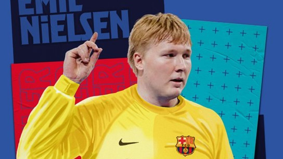 El portero internacional danés Nielsen, segundo fichaje del Barça