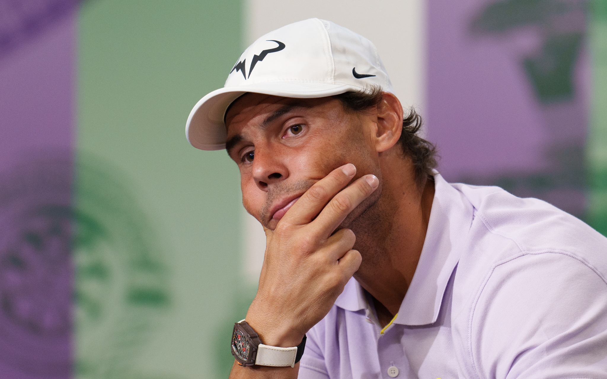 Rafael Nadal announcing his withdrawal from Wimbledon 2022
