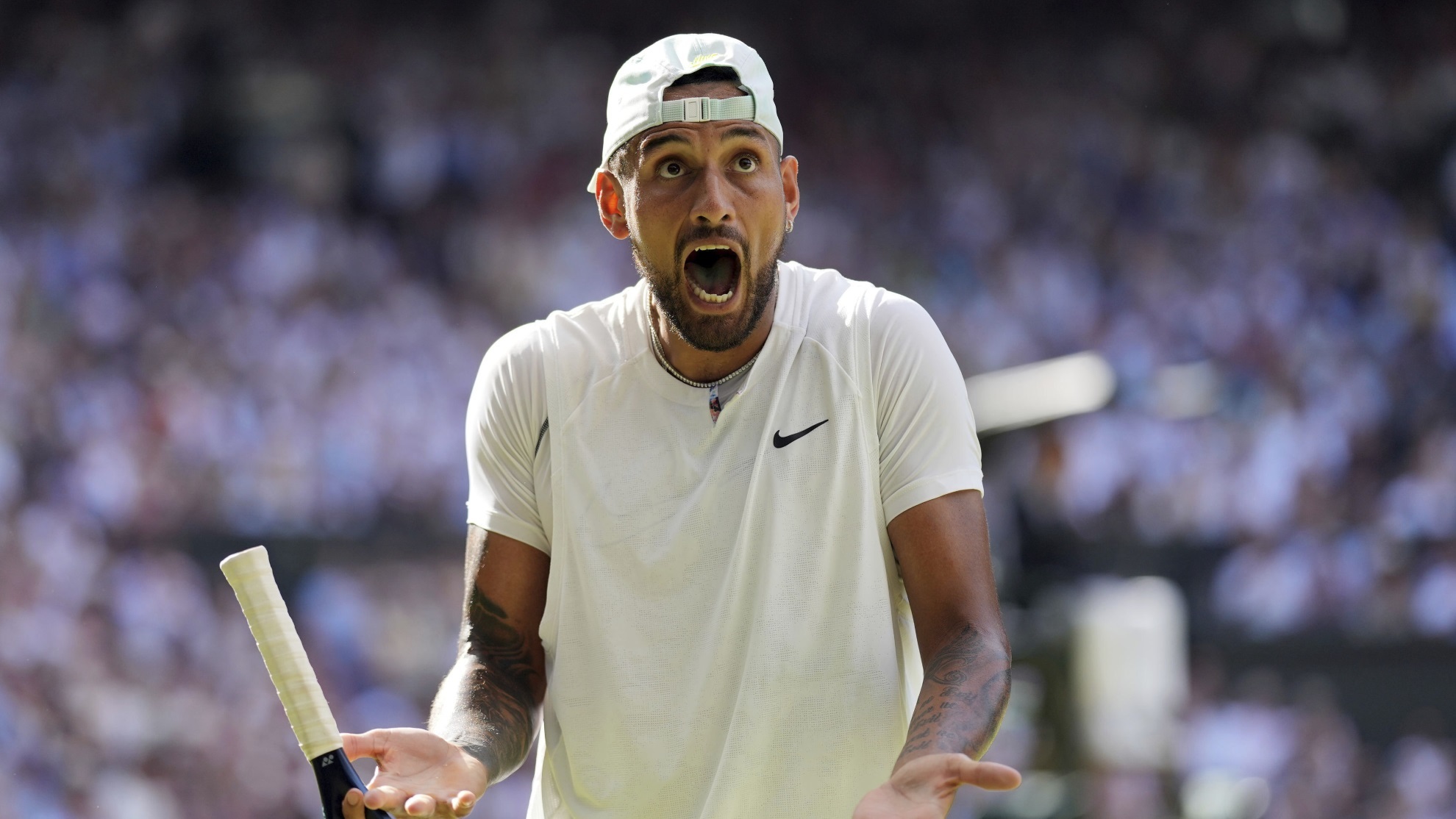 Nick Kyrgios Novak Djokovic Wimbledon 2022 Final Tennis