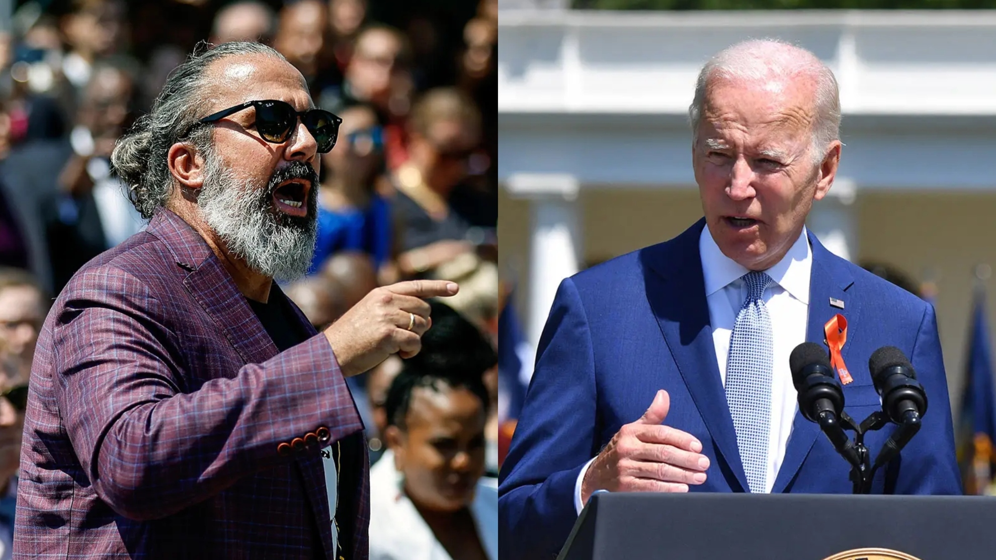 'Sit down!': Biden to dad of Parkland victim at White House event