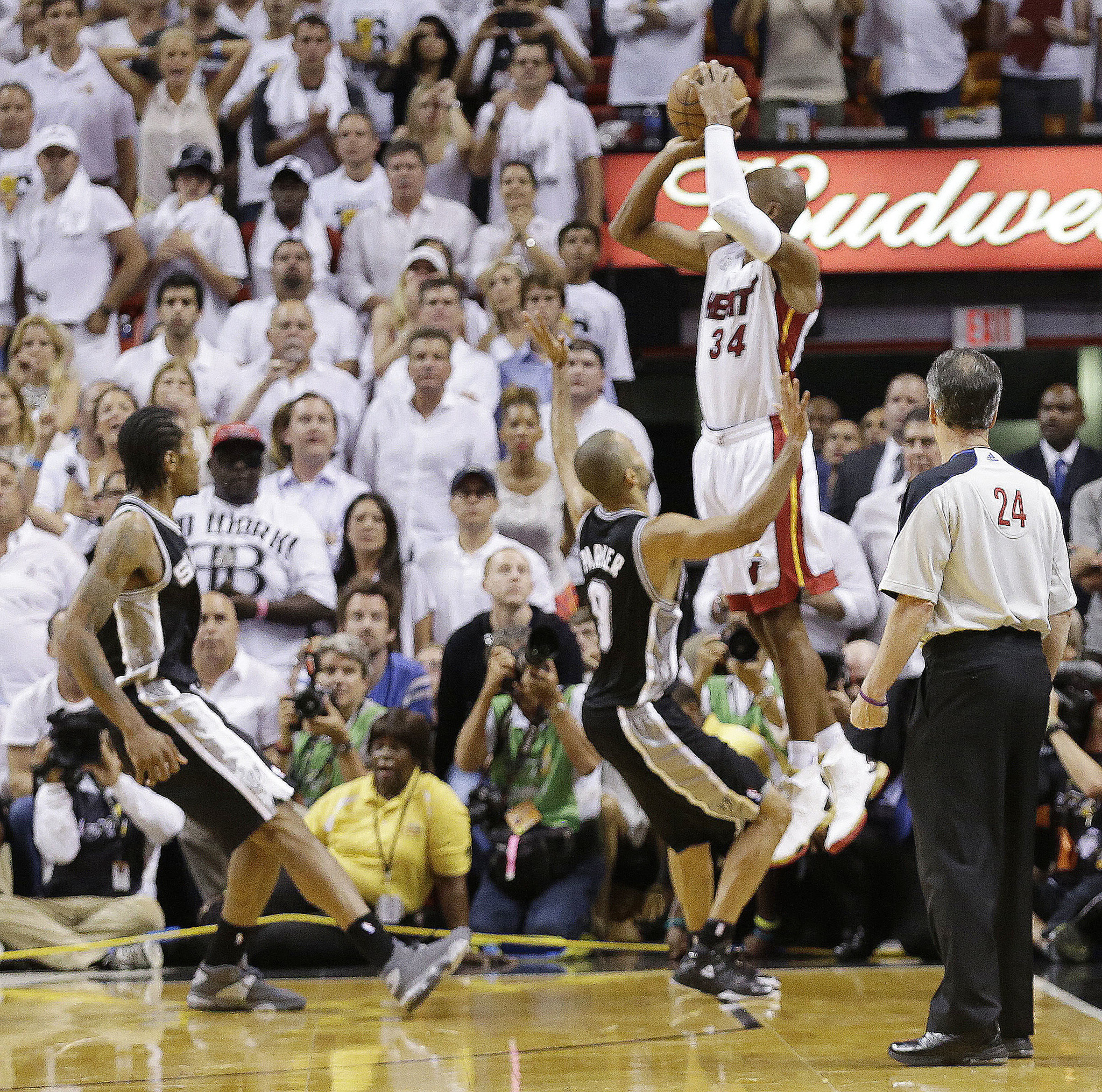 El triple de Ray Allen en el Juego 6 de las Finales de la NBA de 2013.