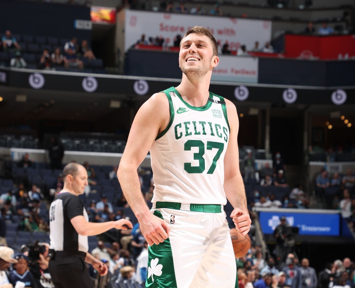 Matt Ryan, con los Celtics en la Liga de Verano de la NBA.