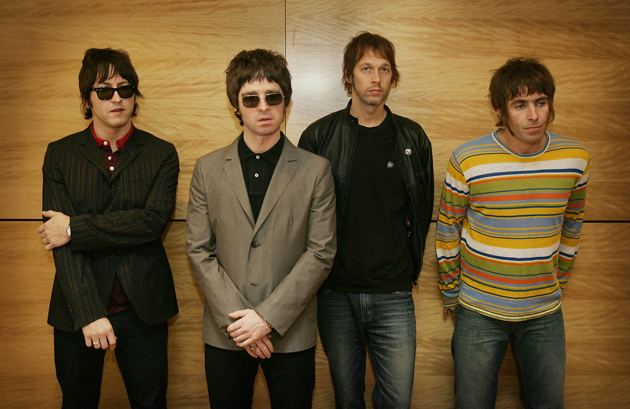 La banda británica Oasis en 2006