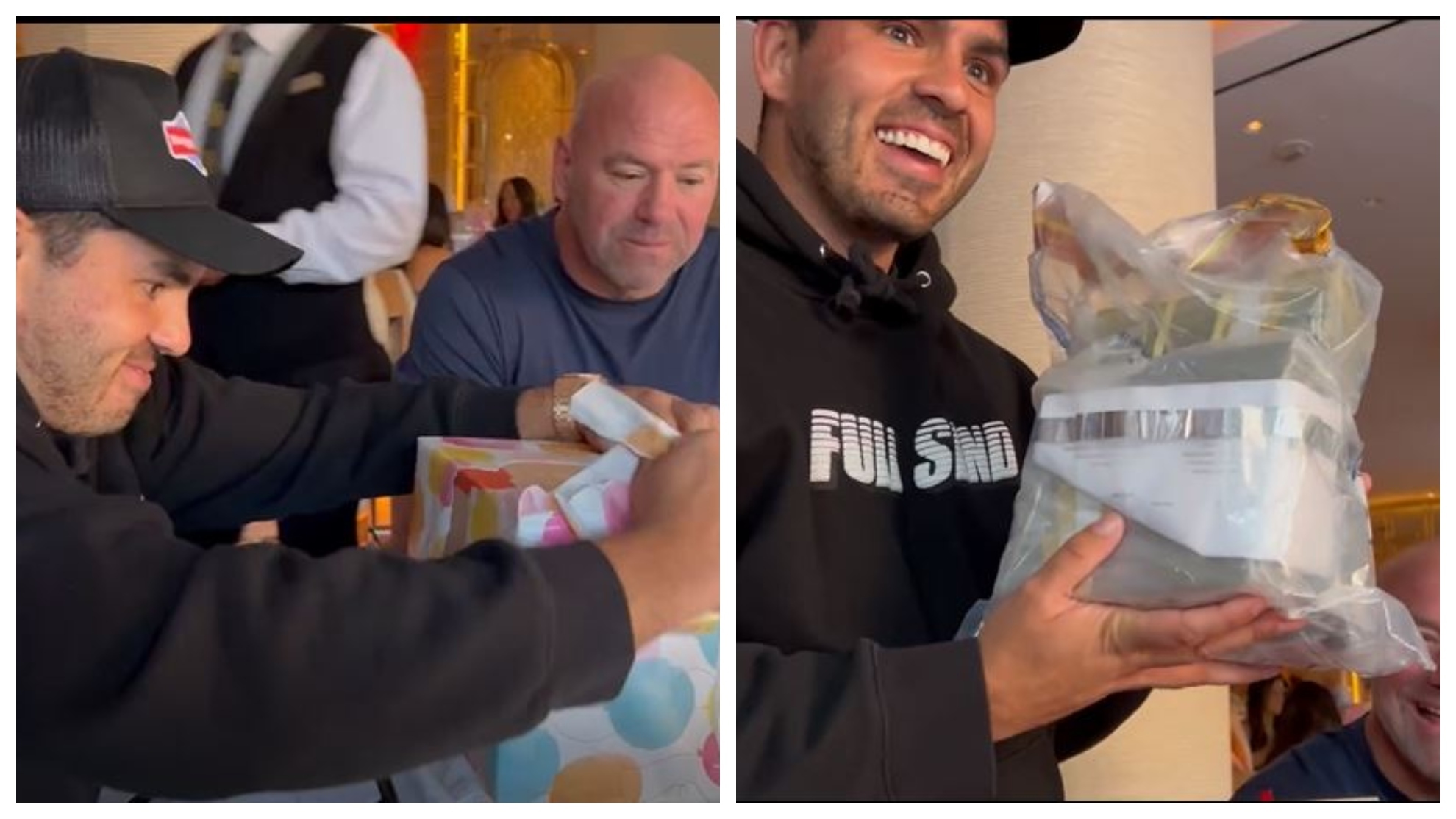 Want to know what $250,000 in cash looks like? UFC president Dana White's gift is mind blowing