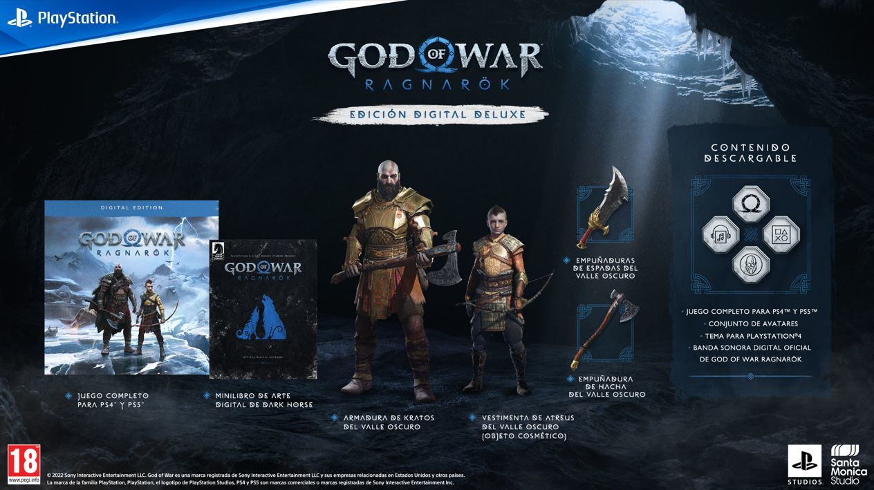 Edicin Digital Deluxe de God of War: Ragnark