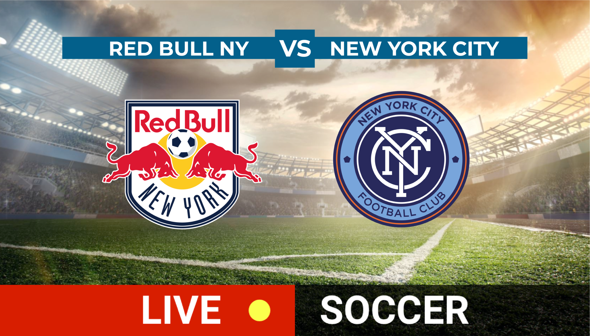 New York Red Bulls vs. New York City FC LIVE STREAM (6/22/22