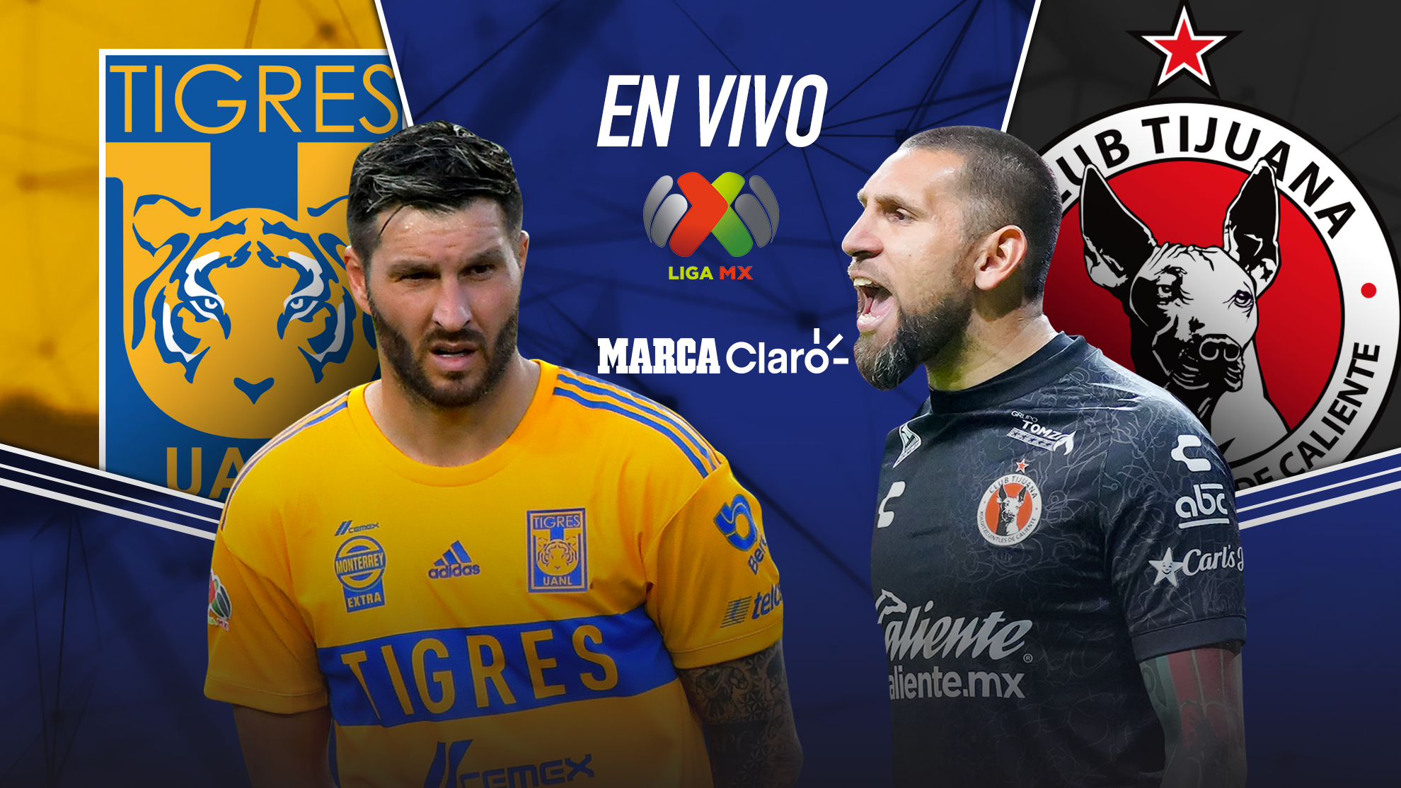 Tigres vs Xolos: Transmisión en vivo y en directo online: Marcador y goles de hoy al momento.