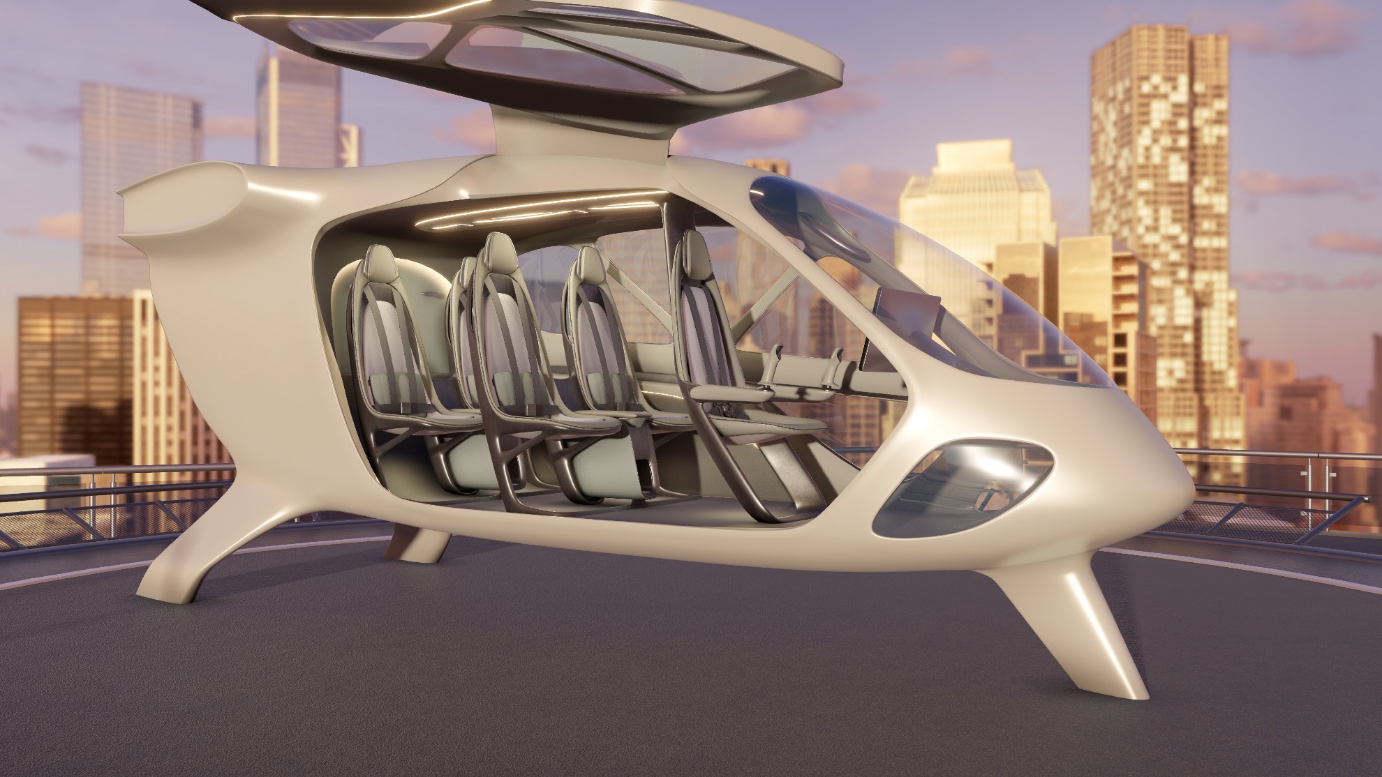 As es el prototipo de eVTOL de Supernal, la marca 'voladora' de Hyundai.