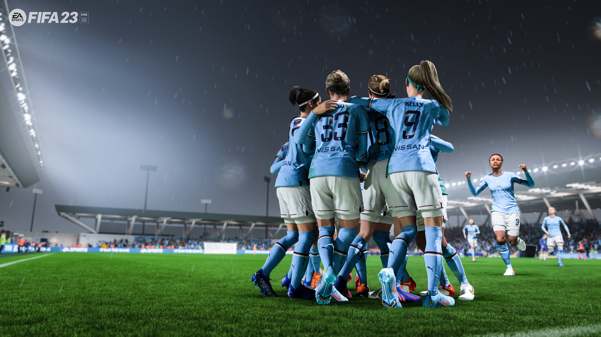 El Manchester City Womens celebra un gol en FIFA 23