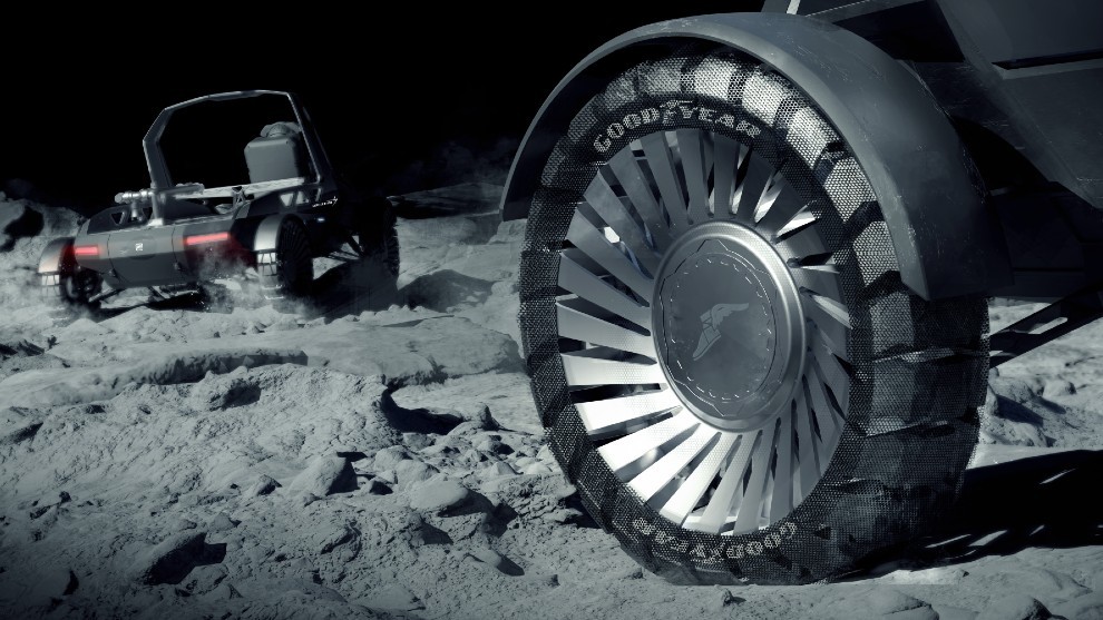 Los 'neumáticos' sin aire de Goodyear ya tienen su billete a la Luna