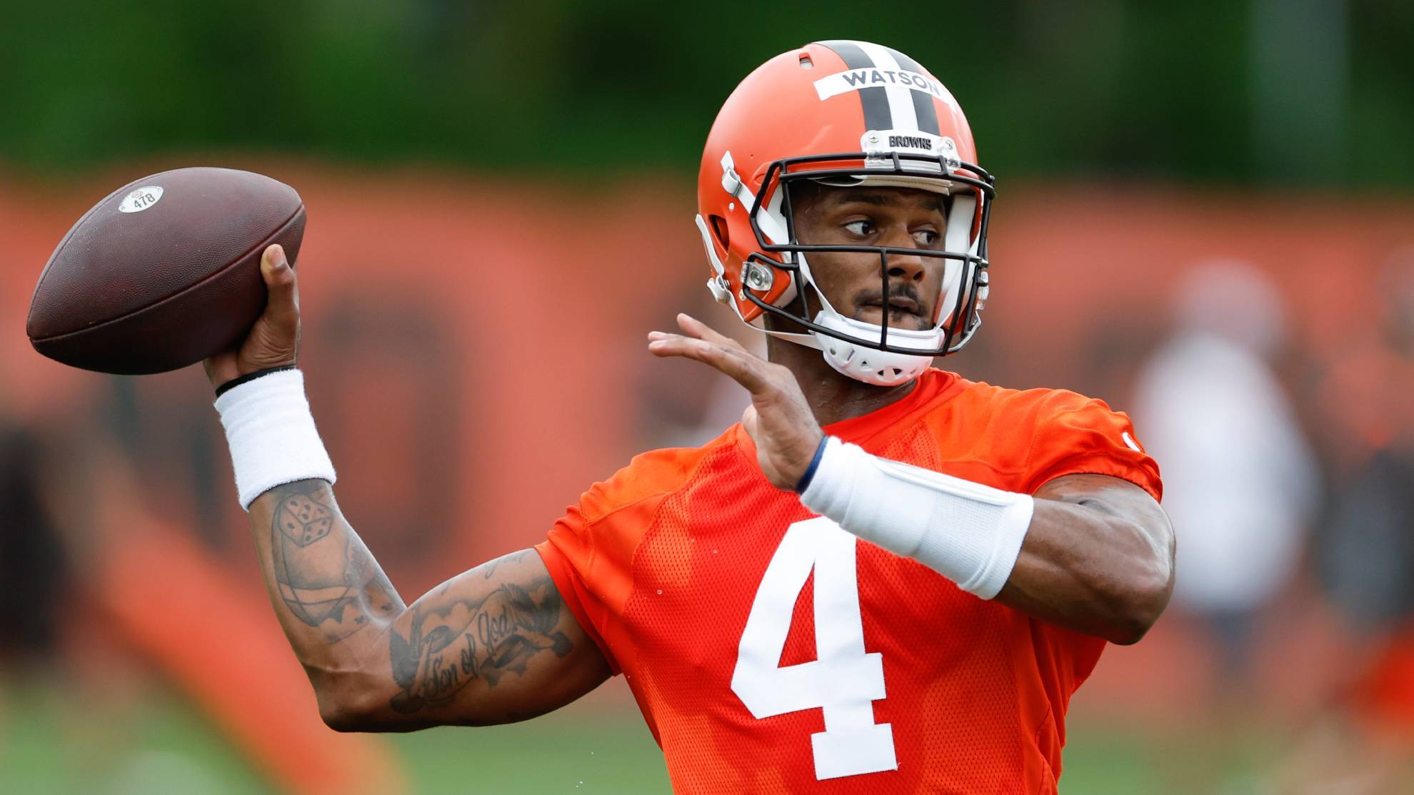 Deshaun Watson reports to Browns camp not knowing future