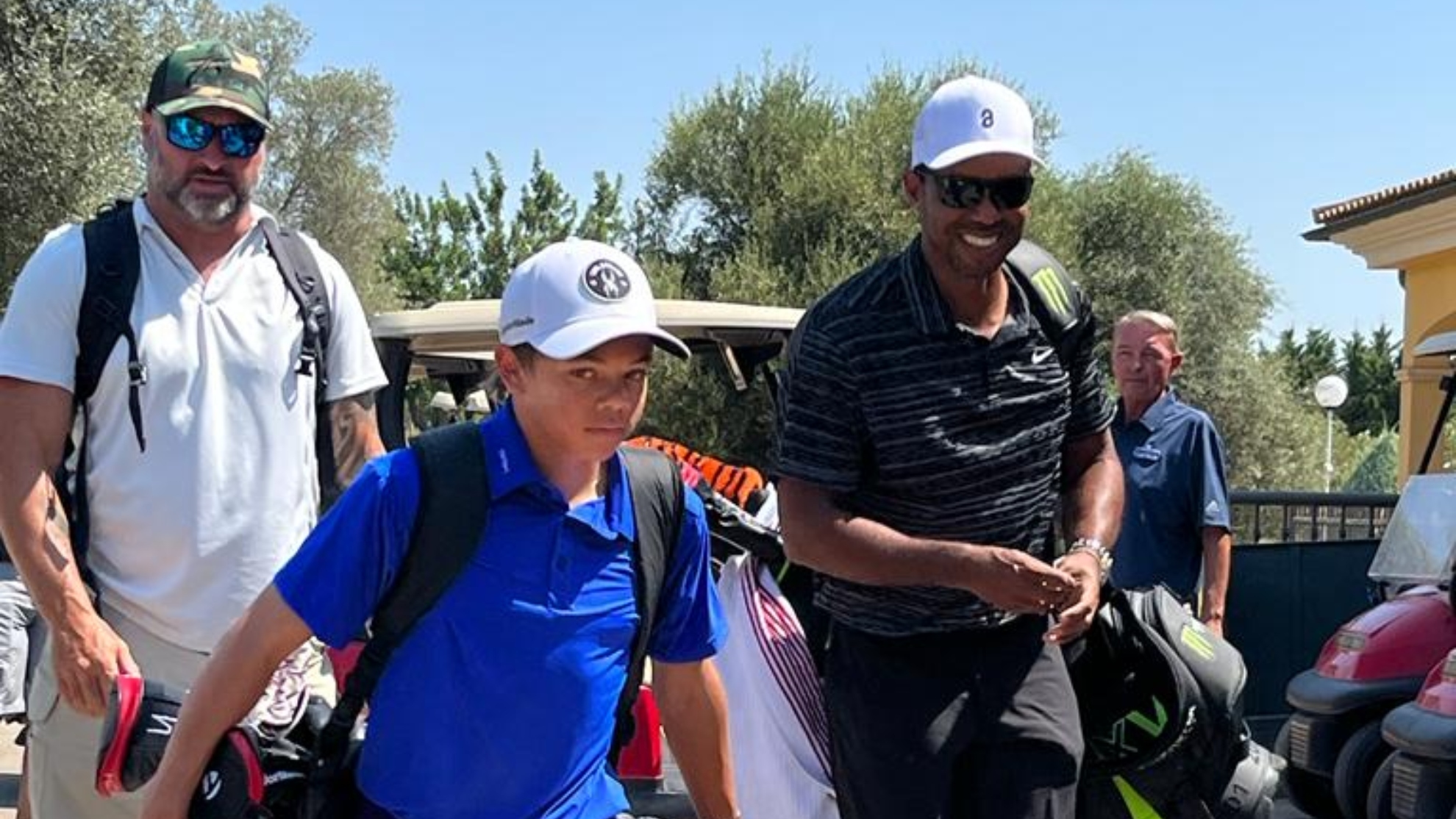 Tiger Woods, de las lágrimas de St. Andrews  a jugar en Palma de Mallorca junto a su hijo