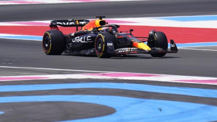 Verstappen, en los Libres 3 del GP de Francia 2022 / AP