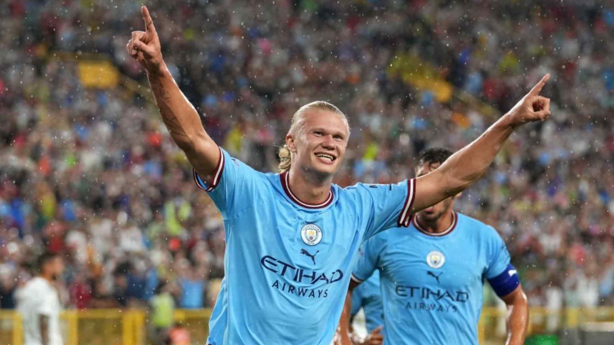 Haaland needed just 12 minutes to score his first Manchester City goal