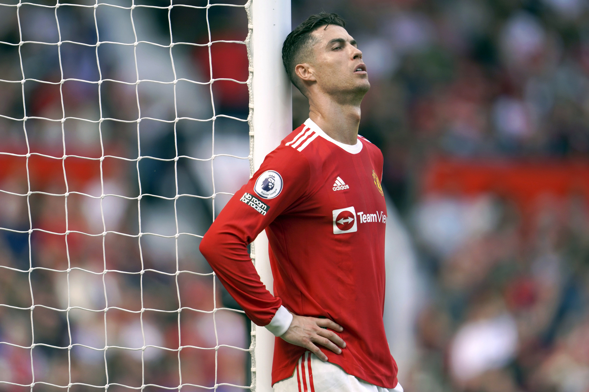 Cristiano Ronaldo, unhappy
