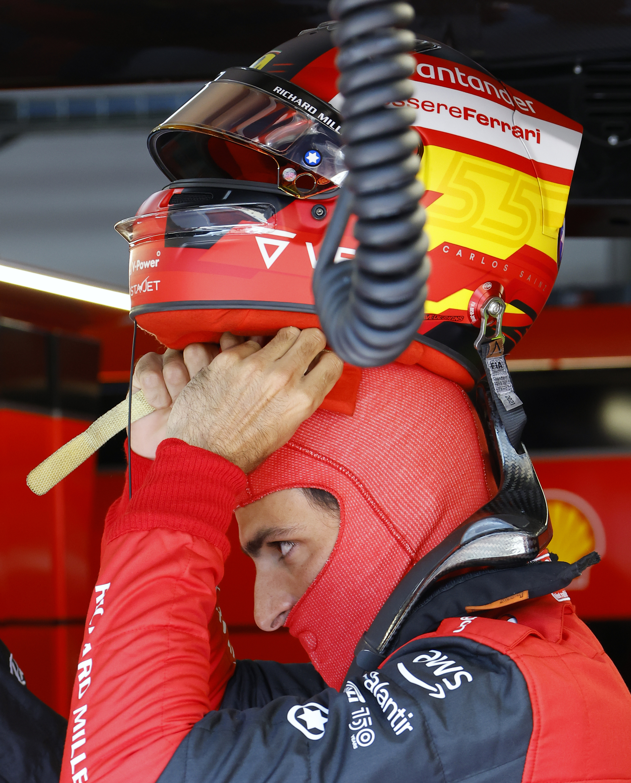 Carlos Sainz defiende la estrategia de Ferrari ERIC GAILLARD | AP
