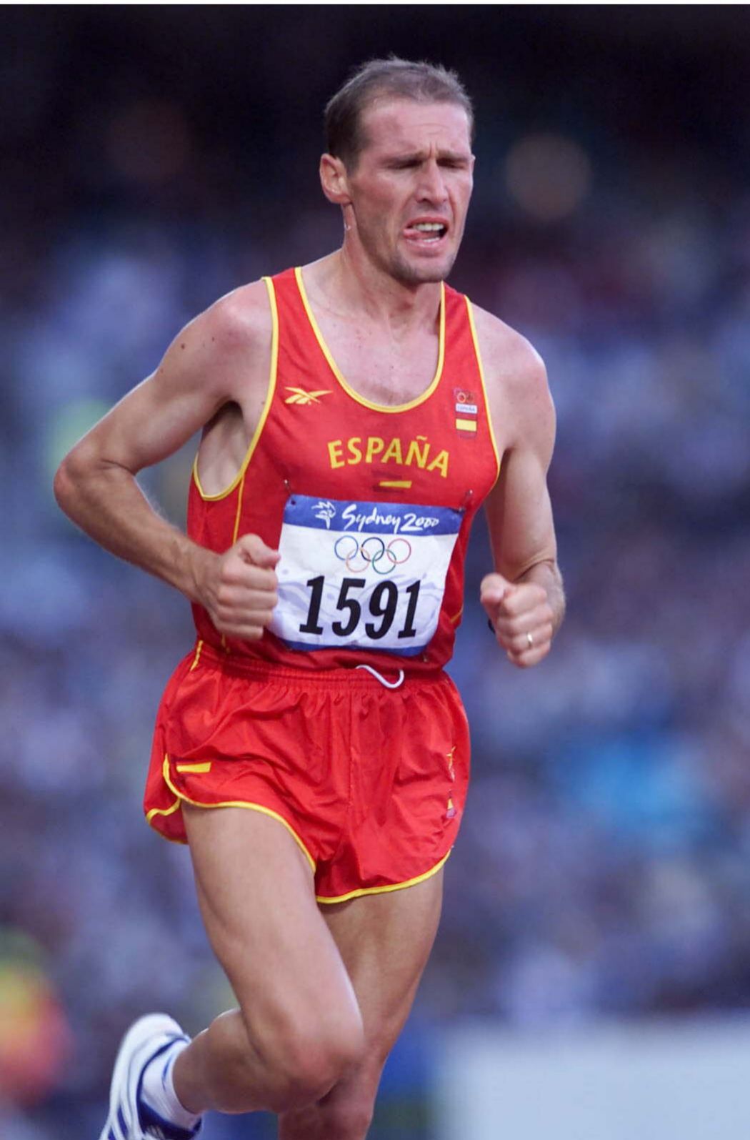 Alberto Juzdado en la maratón de Sidney 2000
