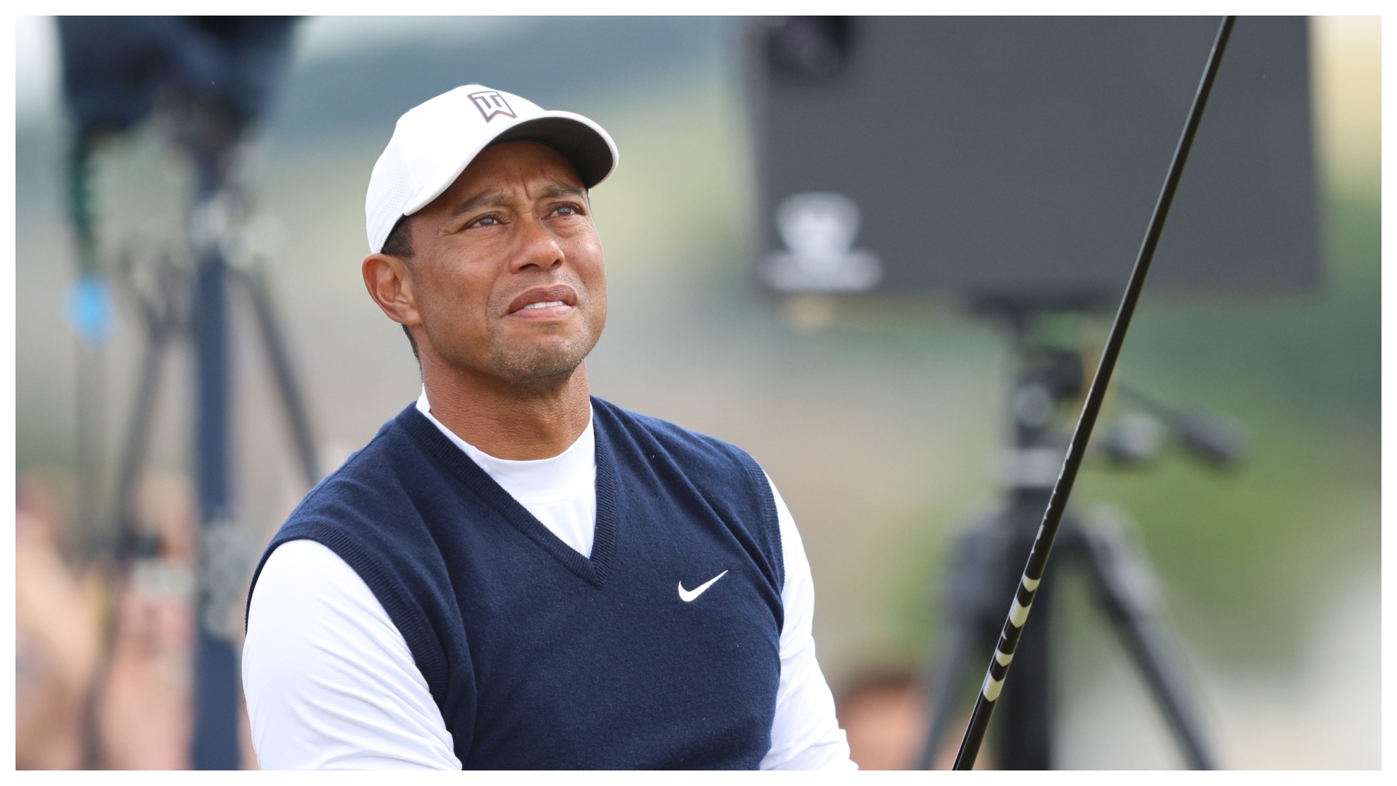 Tiger Woods durante el British Open 2022 en St. Andrews / EFE