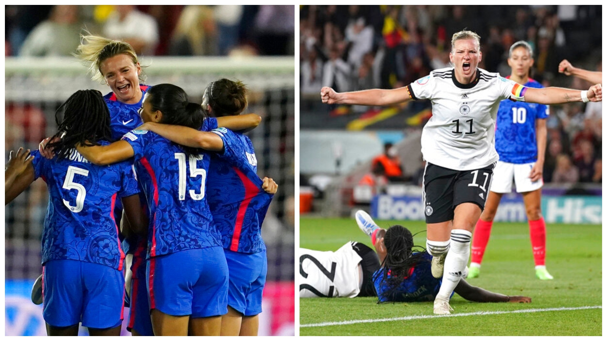 Inglaterra vs Alemania, histórica final de la Euro femenina 2022 en Wembley.