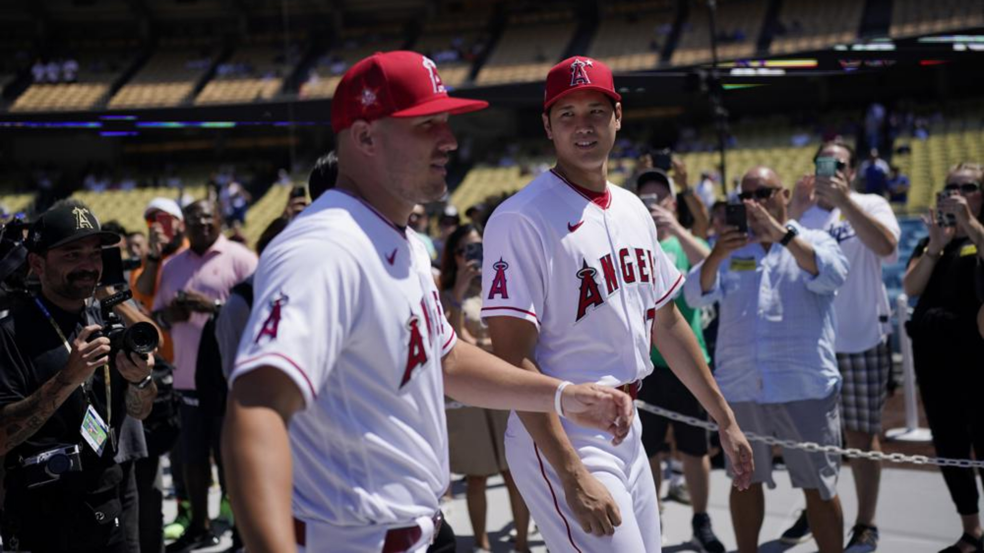 Are the Angels considering trading away the American League's current MVP Shohei Ohtani?