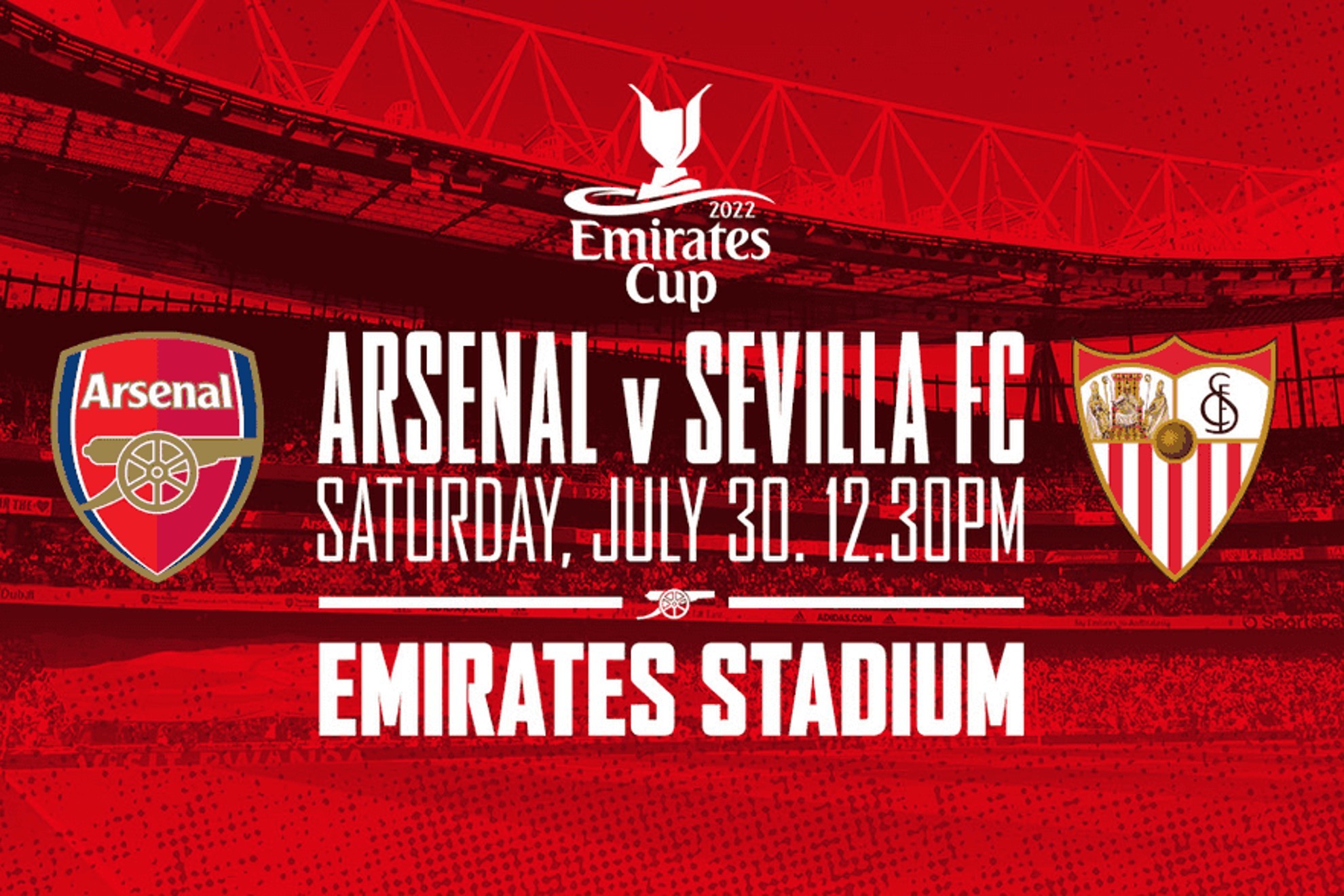 Arsenal - Sevilla en directo | Amistoso de pretemporada hoy, en vivo