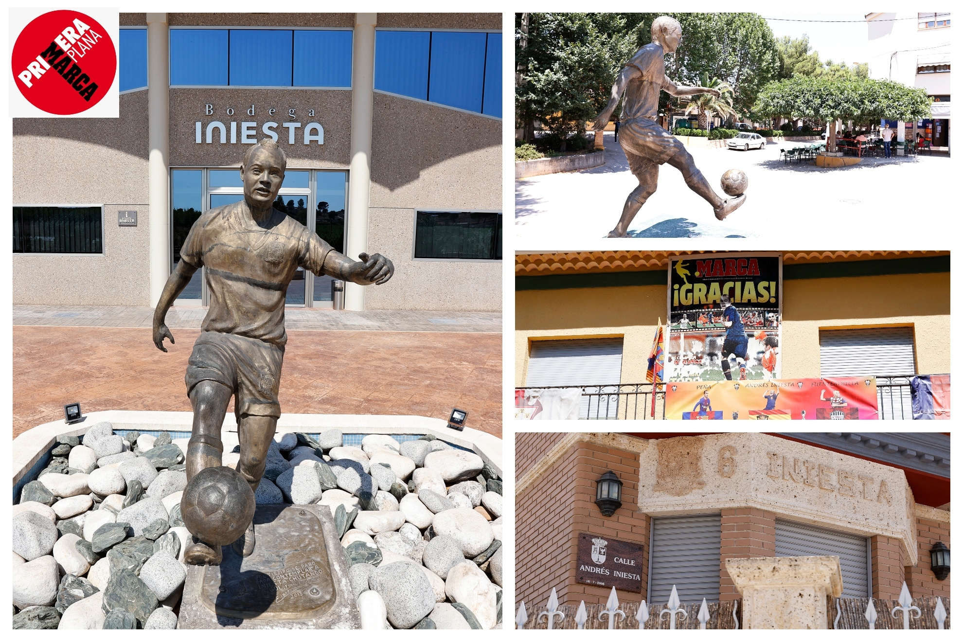 Un día en Fuentealbilla: "El gol de Iniesta nos puso en el mapa del mundo; para mí es Andresete"