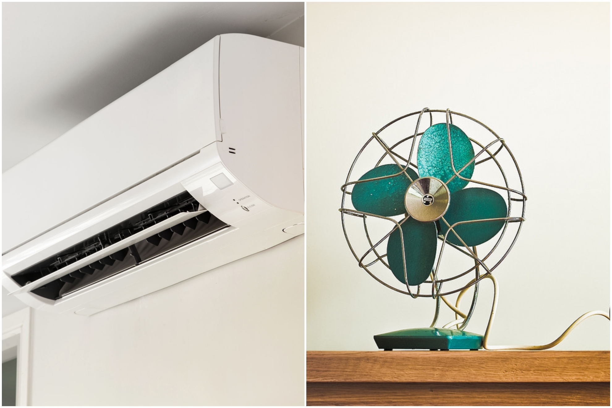 Aire acondicionado o ventilador, ¿qué es lo que más consume?