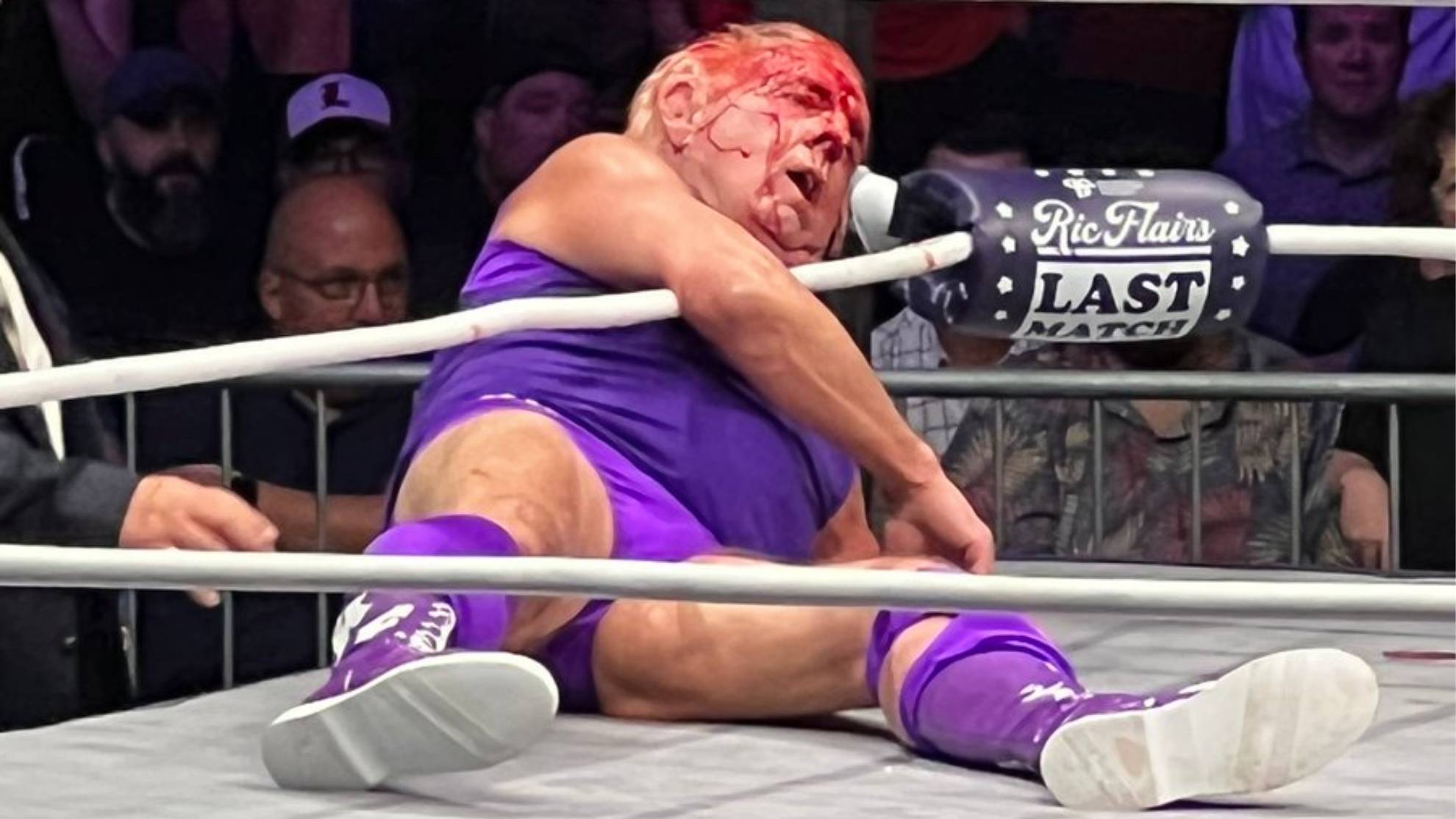 Ric Flair luchando por última vez en el ring/JIM CROCKETT PROMOTIONS