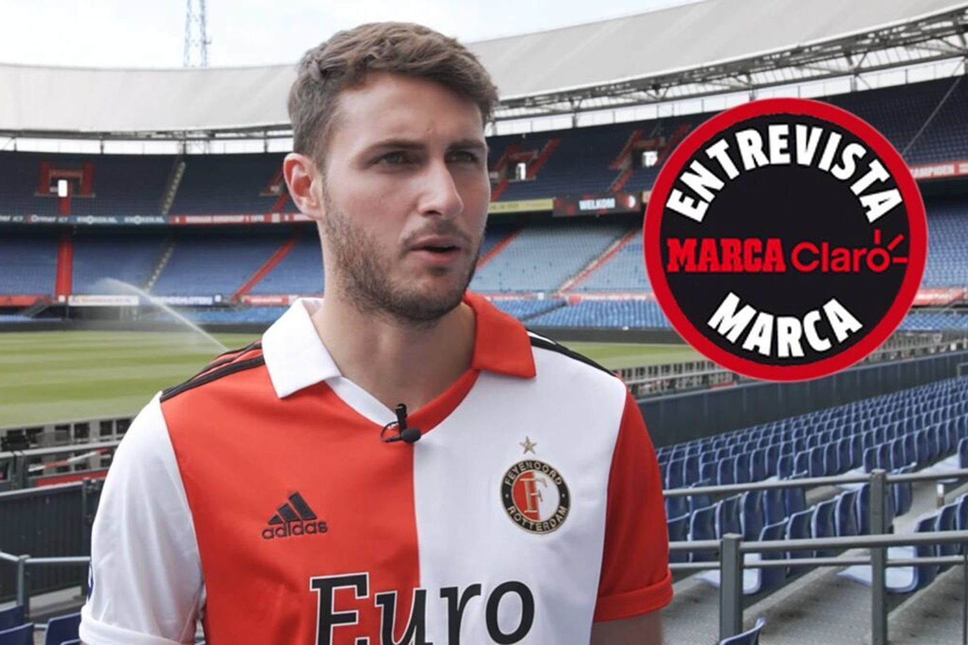 Santiago Gimnez: "Espero poder celebrar muchos goles con el Feyenoord"