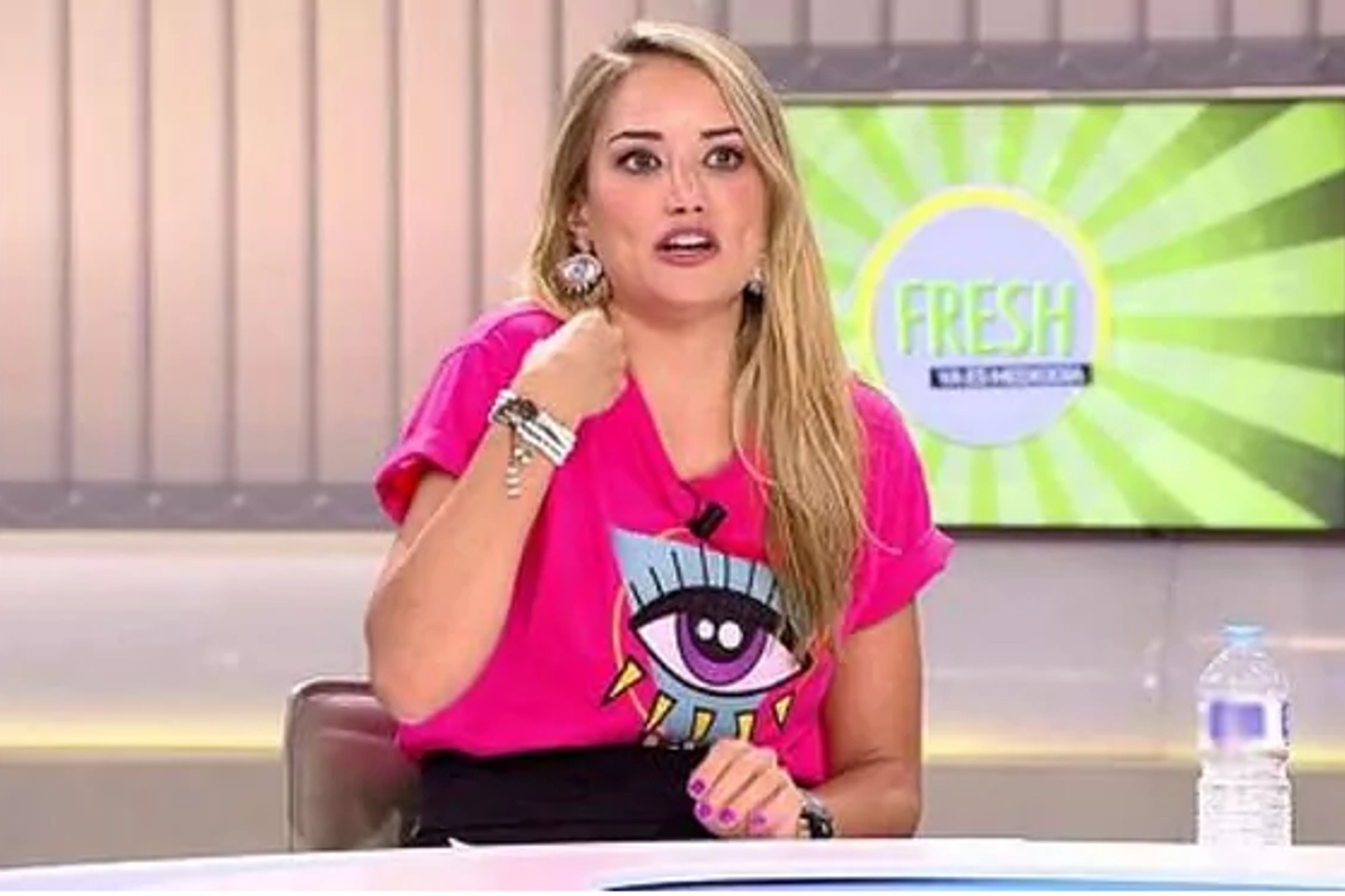 Alba Carrillo durante un programa. /Telecinco